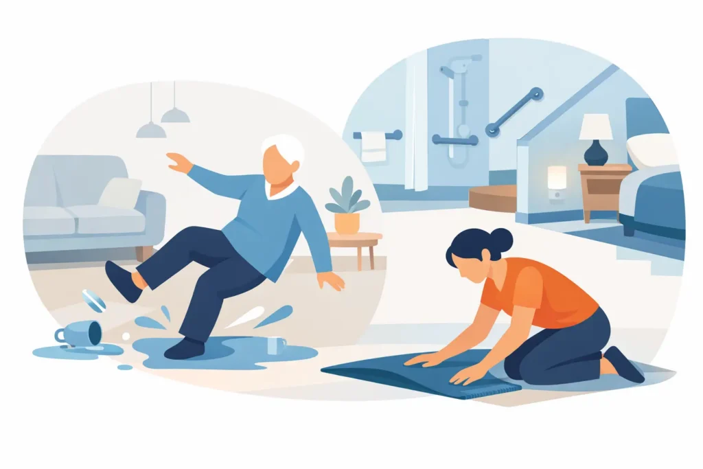 How to Prevent Falls Indoors at Home