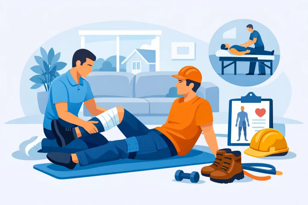 Workers Comp Physical Therapy at Home