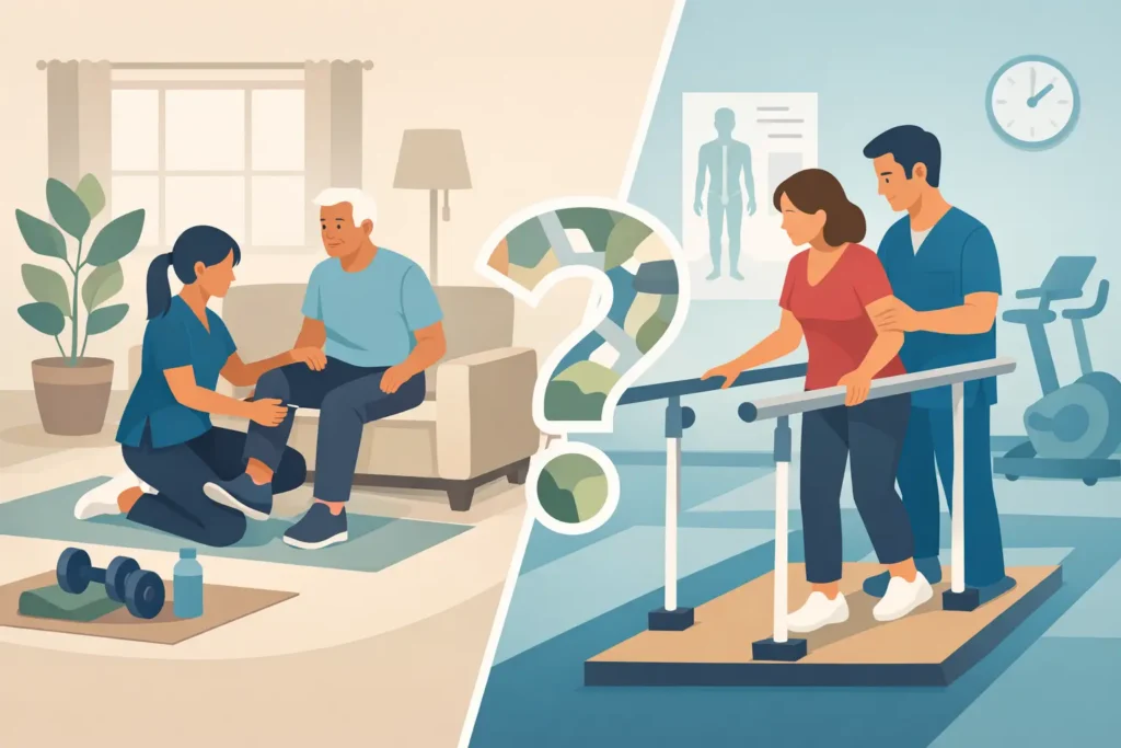 Home Therapy or Outpatient Rehab: Which Fits?