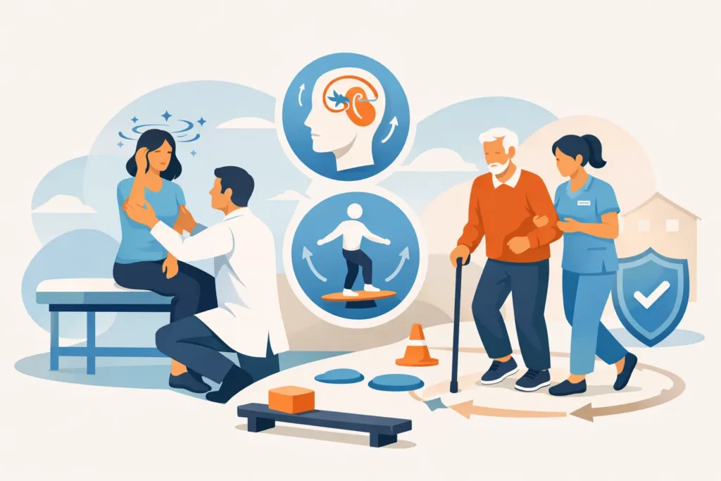 Dizziness Therapy Options That Help You Move Safely