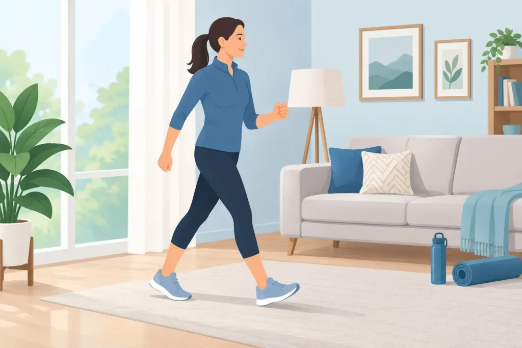 How to Improve Indoor Walking Safely at Home