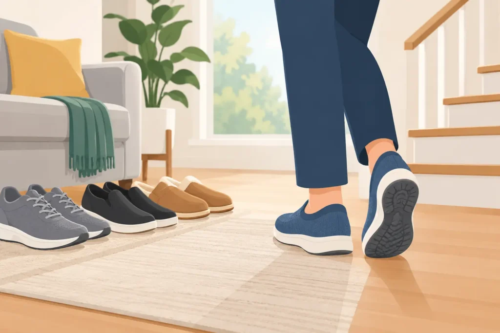 Best Footwear for Fall Prevention at Home